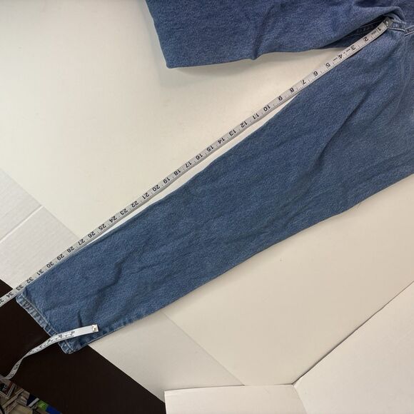 Carhartt Men’s Jeans 32 X 34 Blue, Original Fit, Logo, Workwear￼ - Picture 7 of 9